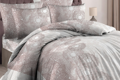 КПБ 1,5 сп бязь 125гр/м2 Текстильная коллекция (кружевной вальс)